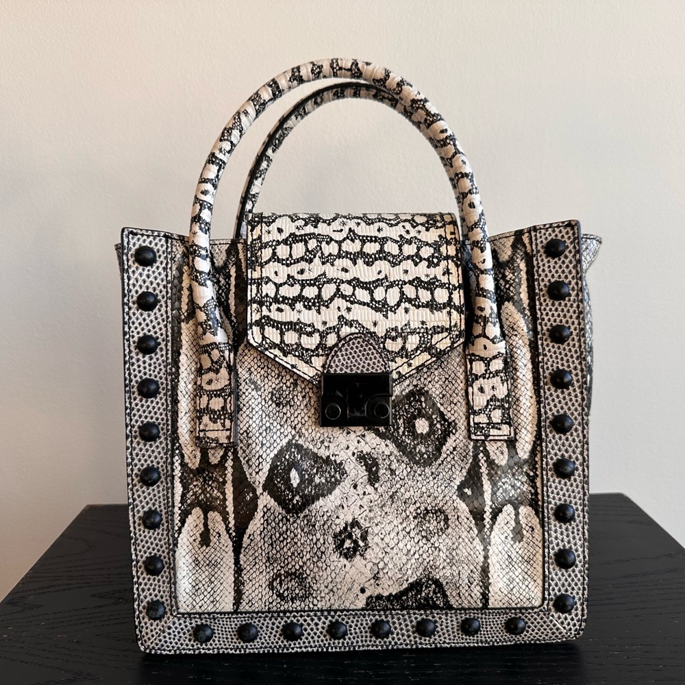 Loeffler Randall Snakeskin Patterned Handbag